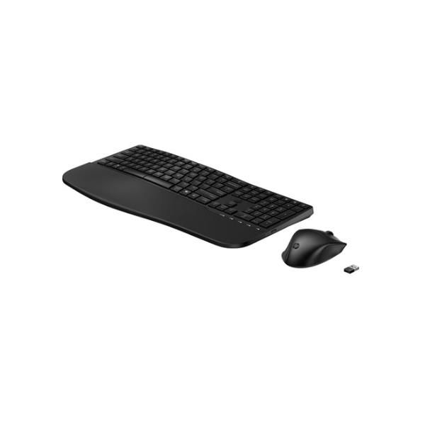 HP 680 COMFORT DUAL MODE TASTIERA + MOUSE OTTICO ERGONOMICI MULTIDISPOSITIVO RF…