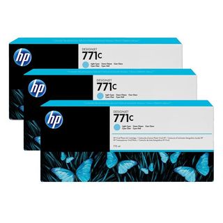 HP 771C - Confezione da 3 - 775 ml - cyan chiaro - originale - cartuccia d'inch…