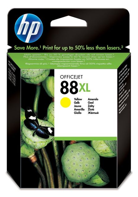 HP 88XL High Yield Yellow Original Ink Cartridge cartuccia d\'inchiostro 1 pz O…