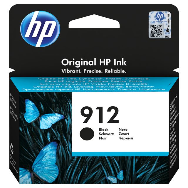 HP 912 - 6.5 ml - Schwarz - original - Officejet