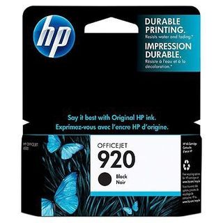 HP 920 Black Officejet Ink Cartridge cartuccia d\'inchiostro 1 pz Originale Nero