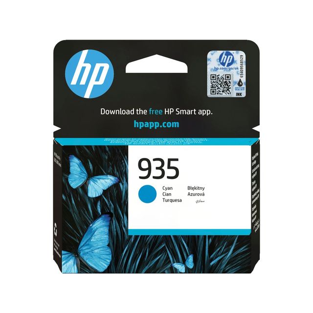 HP 935 Cyan Original Ink Cartridge - Originale - Cartuccia di inchiostro