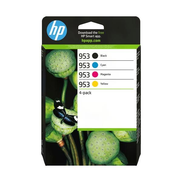 HP 953 - Confezione da 4 - nero, giallo, ciano, magenta - originale - cartuccia…