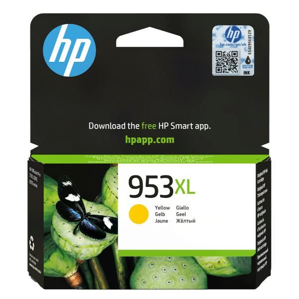 HP 953XL - 18 ml - Alta resa - giallo - originale - confezione da appendere - c…