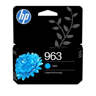 HP 963 Cyan Original Ink Cartridge cartuccia d'inchiostro 1 pz Resa standard