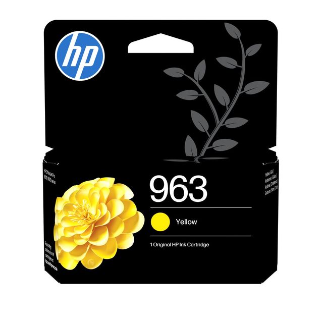 HP 963 Yellow Original Ink Cartridge cartuccia d'inchiostro 1 pz Resa standard