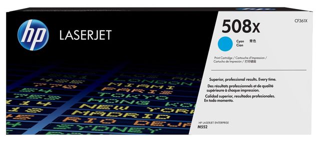 HP Cartuccia Toner ciano originale ad alta capacita LaserJet 508X