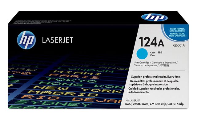 HP Cartuccia Toner originale ciano LaserJet 124A