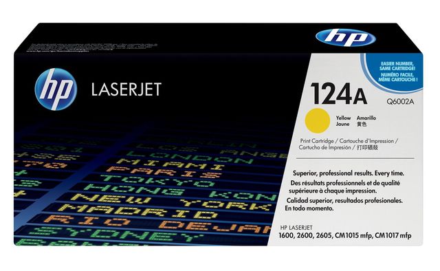 HP Cartuccia Toner originale giallo LaserJet 124A