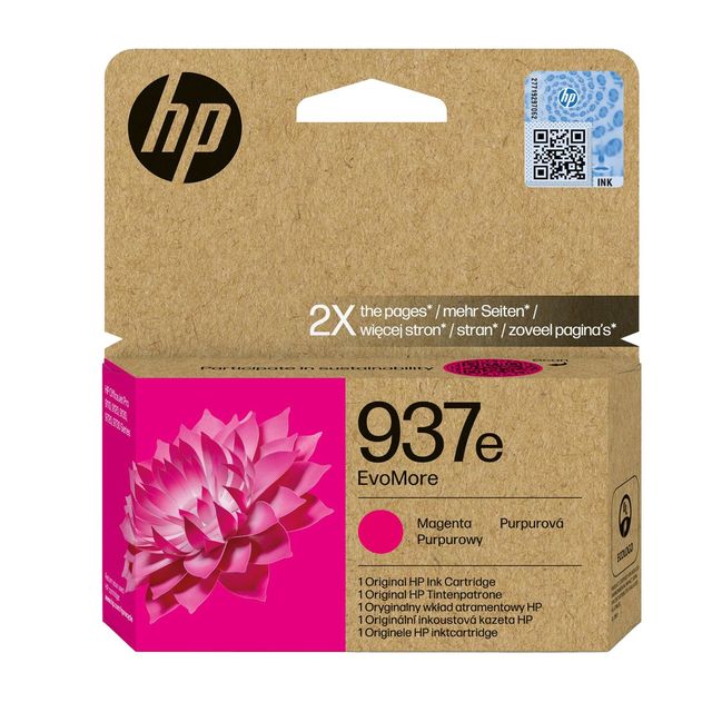 HP Cartuccia di inchiostro magenta originale 937e EvoMore
