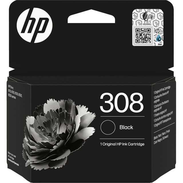 HP Cartuccia di inchiostro nero originale 308