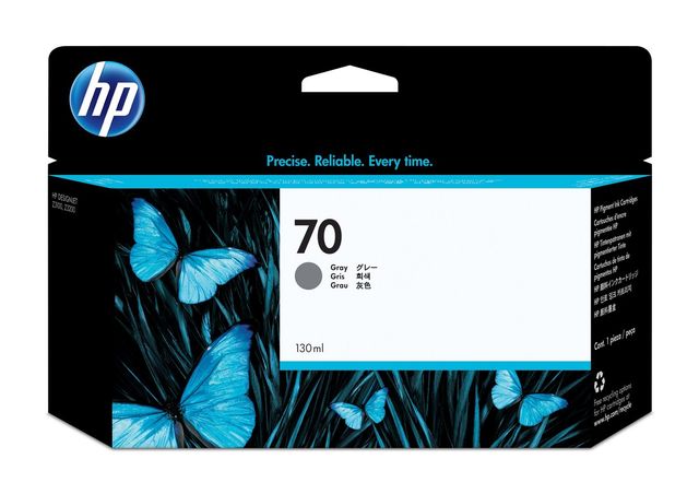 HP Cartuccia inchiostro grigio 70 da 130 ml