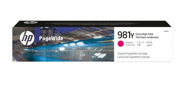 HP Cartuccia magenta originale ad altissima capacita PageWide 981Y - Resa extra…