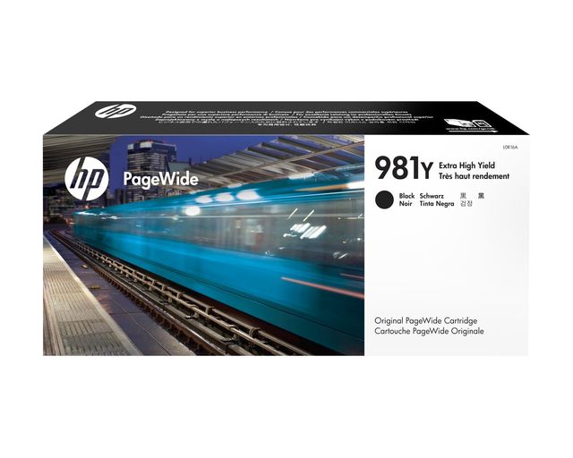HP Cartuccia nero originale ad altissima capacita PageWide 981Y - Resa extra el…