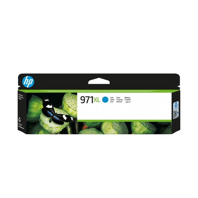 HP Cartuccia originale inchiostro ciano ad alta capacita 971XL - Resa elevata (…
