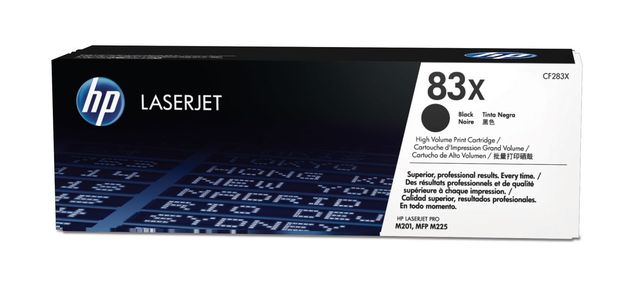 HP Cartuccia toner originale inchiostro nero ad alta capacita LaserJet 83X