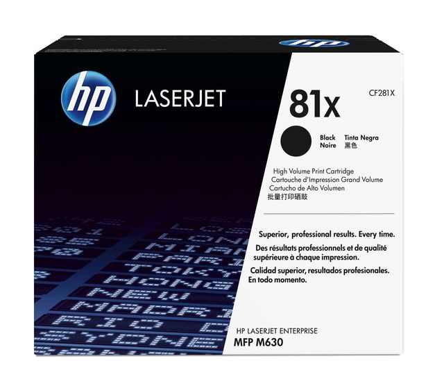HP Cartuccia toner originale nero 81X LaserJet ad alta capacita