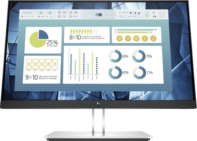 HP E-Series E22 G4 54,6 cm (21.5") 1920 x 1080 Pixel Full HD LCD Nero, Argento