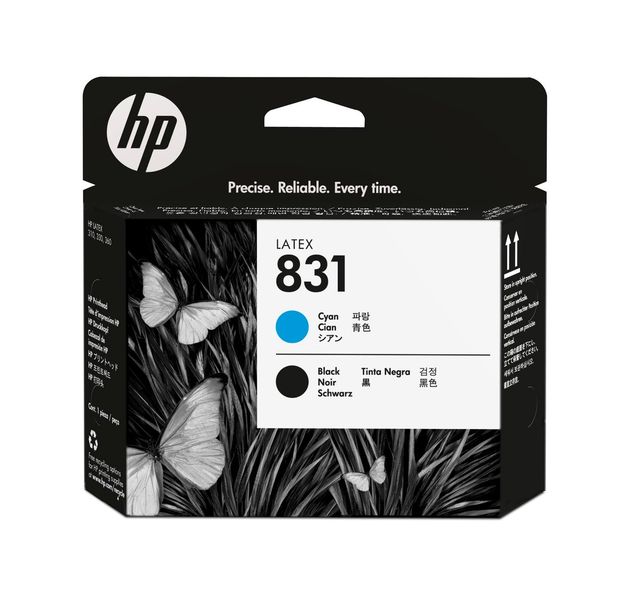 HP INC 831 CYAN / BLACK LATEX PRINTHEAD