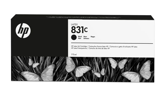 HP INC 831C 775-ML BLACK LATEX INK
