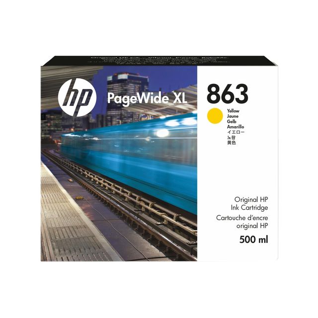 HP INC CARTUCCIA HP 863 PW XL GIALLO 500M