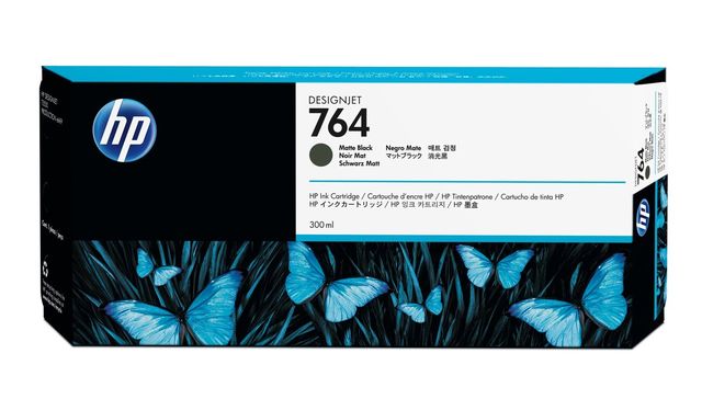 HP INC CARTUCCIA INK NERO OPACO 764 300 ML