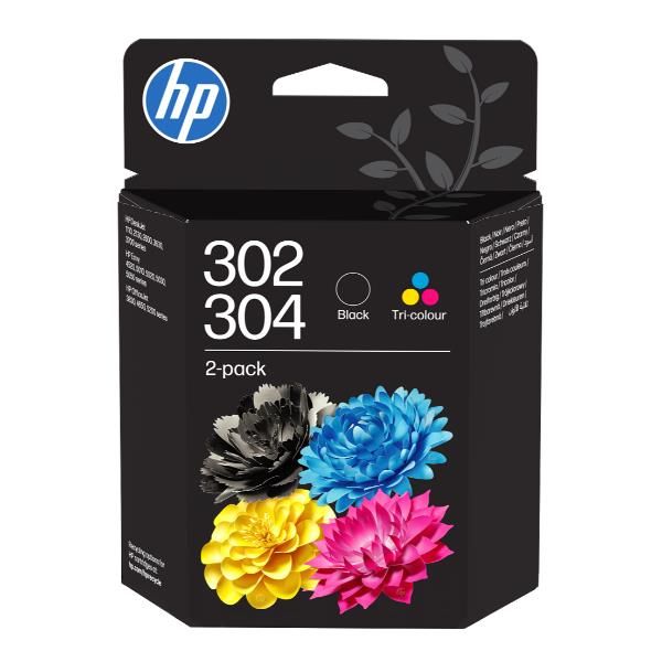 HP INC HP 302/304 TRI-COLOR/BLACK 2-PACK