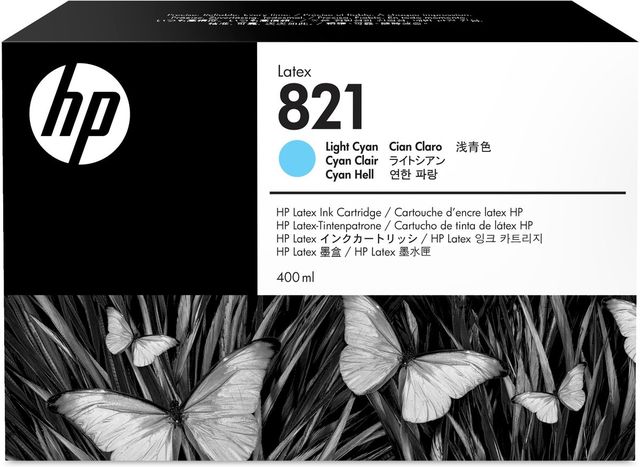 HP INC HP 821A 400 ML CIANO CHIARO LATEX