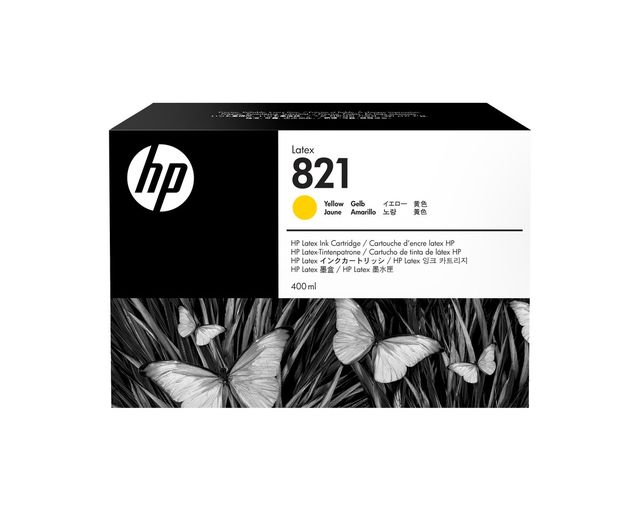 HP INC HP 821A 400 ML GIALLO LATEX INK