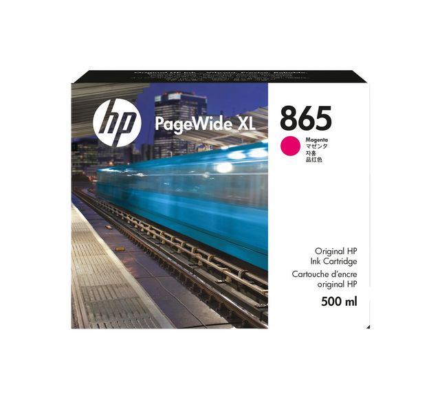 HP INC HP 865 PAGEWIDE XL MAGENTA 500 ML
