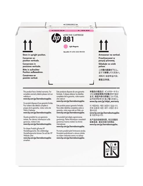 HP INC HP 881 5-LTR LT MAG LATEX INKCARTR.