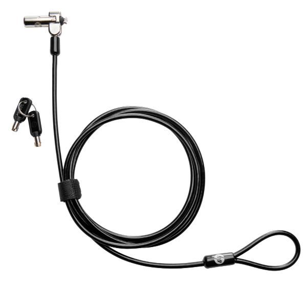 HP NANO MK LOCK KENSINGTON CAVO DI SICUREZZA IN ACCIAIO RIVESTITO CON LUCCHETTO…