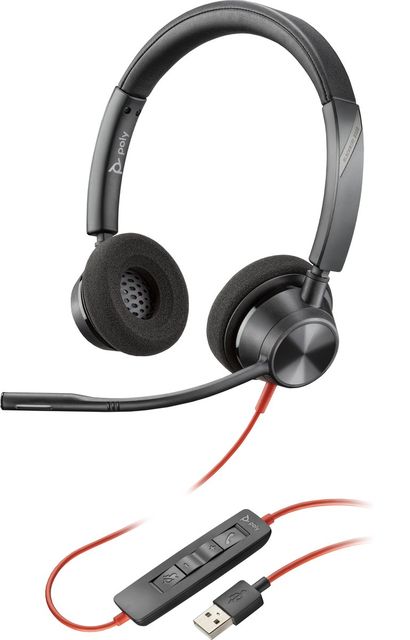 HP Poly Blackwire 3320 USB-A Headset Auricolare Cablato A Padiglione Ufficio US…
