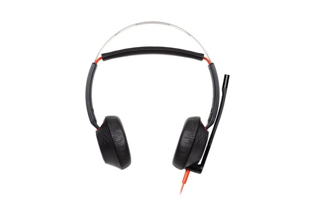 HP Poly Blackwire 5220 Cuffie Stereo USB-C + Spina da 3,5 mm + Adattatore USB-C…