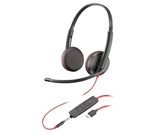 HP Poly Blackwire C3225 Stereo USB-C Headset Auricolare Cablato Portatile Uffic…