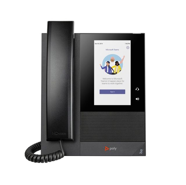 HP Poly CCX 400 Business Media Phone for Microsoft Teams and PoE-enabled telefo…