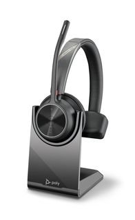 HP Poly Voyager 4310 UC Monaural Headset +BT700 USB-A Adapter +Charging Stand A…