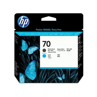 HP Testina di stampa nero opaco e ciano DesignJet 70