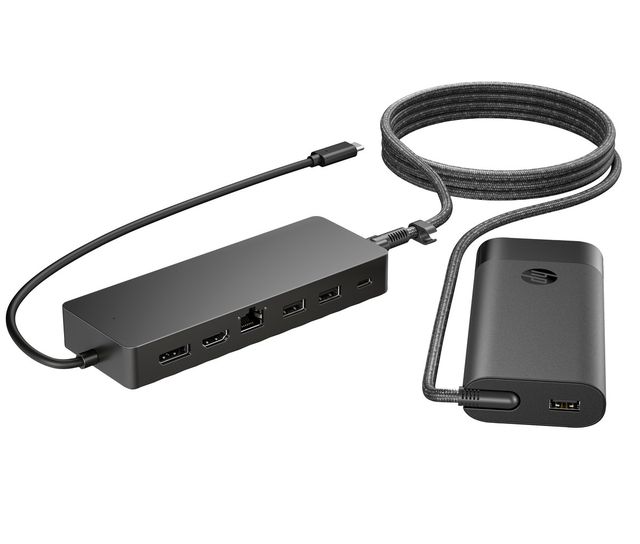 HP Universal USB-C Hub and Laptop Charger Combo Cablato USB 3.2 Gen 1 (3.1 Gen …