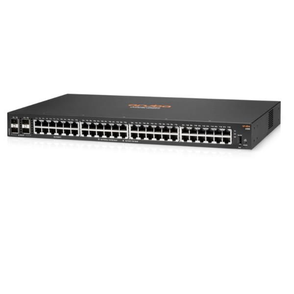 HPE Aruba 6100 48G 4SFP+ Switch - Switch - gestito - 48 x 10/100/1000 + 4 x 1 G…
