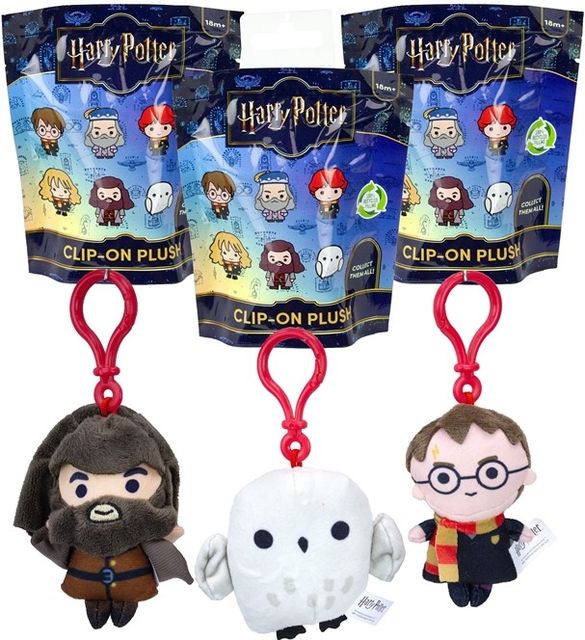Harry Potter Blindbag Clip-on Peluche assortitis 12x14cm
