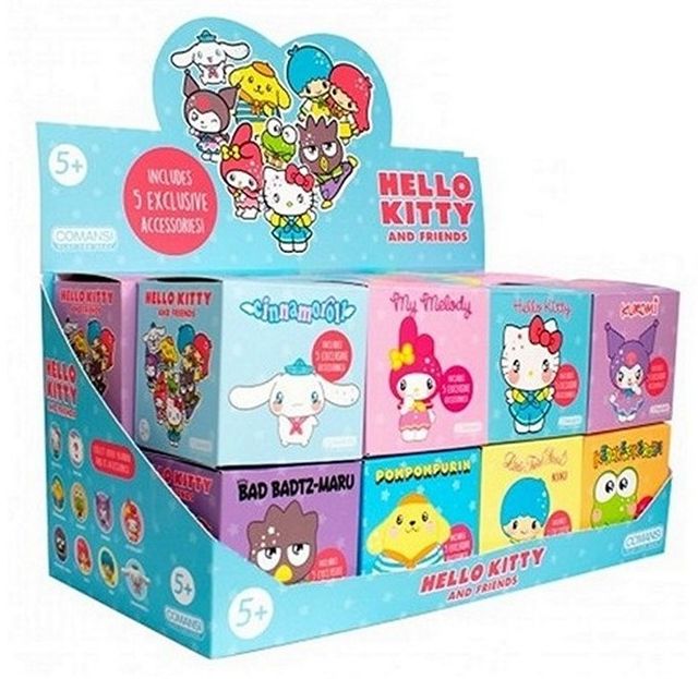 Hello Kitty and Friends Friendship Box 8,5x8,5cm 10 assortitis in display (16)