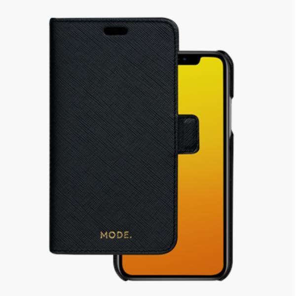 Dbramante 1928 New York - Custodia in Pelle Saffiano per iPhone 11XR - Nero
