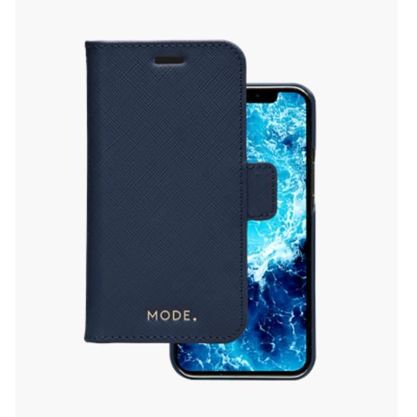Dbramante 1928 New York - Custodia in pelle Saffiano per iPhone 12 mini - Blu