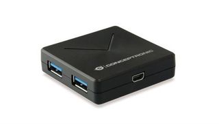4-Port USB 3.0 Hub; Detachable connection cable