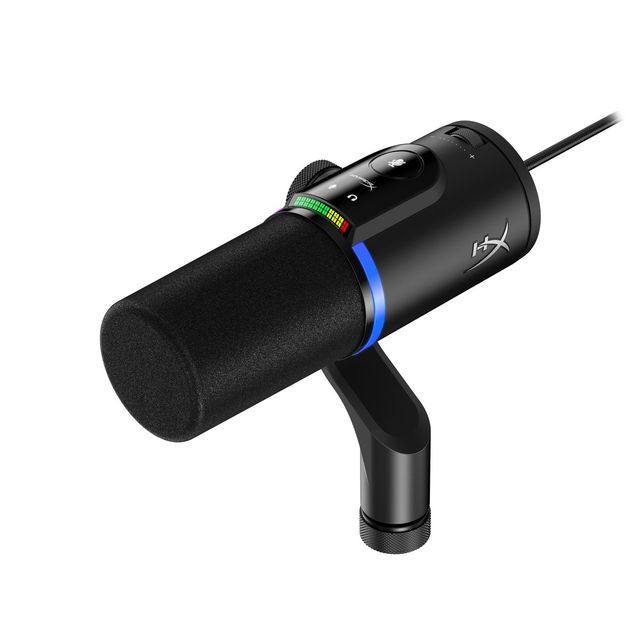 HyperX FlipCast - Microfono dinamico USB/XLR (Nero)