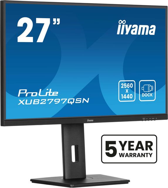 IIYAMA XUB2797QSN-B2 27inch IPS 2560x1440 300cd/m2 1ms HDMI DP USB