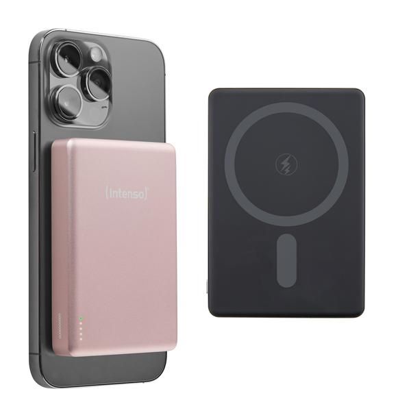 INTENSO POWER BANK MagSafe 10.000 mAh RICARICA WIRELESS ROSA