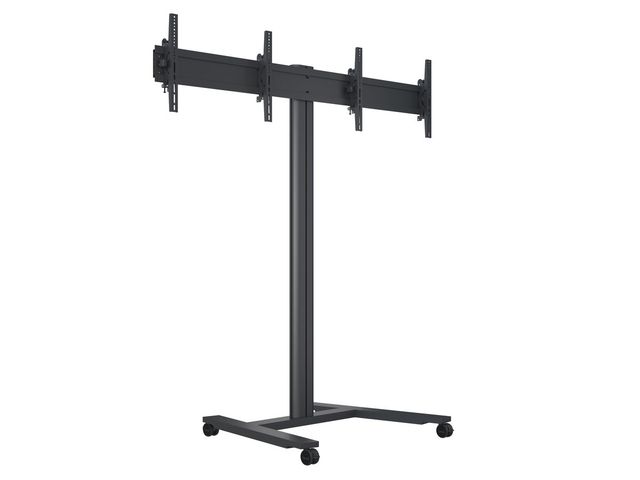 ITB SOLUTION CARRELLO DOPPIO MONITOR 2 1