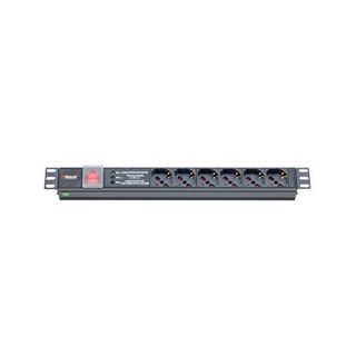 ITrack PDU 1U 6 PRESE UNIVERSALE CON INTERRUTTORE DI PROTEZIONE